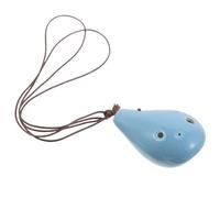 PRETYZOOM 6 Agujeros Ocarina de Cerámica en Tono Alto de Instrumento Musical Chino Educativo para Estudiantes y Principiantes Escenario de Aprendizaje Musical
