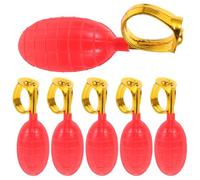 PRETYZOOM 6 Piezas Anillo De Pulverización De Agua Juguetes De Broma Divertidos Para Fiestas Accesorios Día De Los Inocentes Prop Actuación Escénica Compactos Y Portátiles