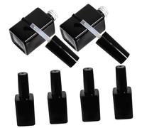 PRETYZOOM 6 piezas Botellitas Pequeñas Rellenables de Vidrio para Esmalte de Uñas con Pincel de Frascos Compactos y Resistentes para Gel y Pintura de Uñas Aptas para Salones y Uso Doméstico