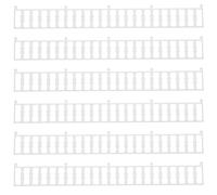 PRETYZOOM 6 Piezas Casa De Muñecas Miniatura Valla Barandilla Mini Casa De Muñecas Cerca Linda Casa Mini Cerca Jardín De Hadas Cerca Pequeña Casa De Muñecas Modelos De Barandilla De Hadas