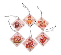 PRETYZOOM 6 Piezas Hoja De Aromaterapia Para Coche De Vehículos Tabletas Perfumadas Para Autos Tableta De Fragancia De Coche Ambientador Para Coche Novedoso. Papel