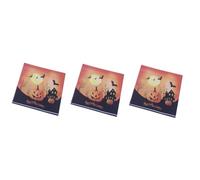 PRETYZOOM 60 Hojas De Suministros Para Fiestas Servilleta Con Temática De Halloween Servilletas De Cóctel Fiesta De Papel De Halloween Servilletas De Cena De Halloween Toallas De Papel