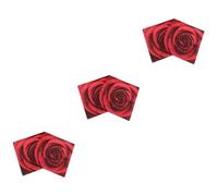 PRETYZOOM 60 Hojas Servilleta De Fiesta Decoración Decoraciones De Boda Para Ceremonia Servilleta Para Fiesta Servilletas Rojas Servilletas De Papel Decorativas Decoracion De Boda Rojo