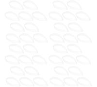 PRETYZOOM 60 Tiras Adhesivas de Pvc Transparentes para Cuello de Camisa, Soporte Plástico Ajustable que Previene Deformación, Suministros para Arreglar Camisas de Adultos