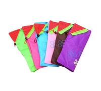 PRETYZOOM 6piezas Bolsa De Compras Plegable y Portátil De Diseño De Fresa para Almacenamiento y Uso Diario Exterior Aleatorios