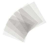 PRETYZOOM 6piezas Malla Metálica Fina de Acero Inoxidable para Reparación de Parachoques de Coche Resistente y Ligera para Construcción Protección y Filtrado para Uso Automotriz y