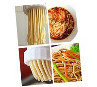 PRETYZOOM 7 Piezas Prensa De Fideos Maquina De Hacer Pasta De Fideos Maquina Para Hacer Espaguetis Equipo Para Hacer Pastas Máquina De Fideos Manual Máquina De Hacer Fideos Blanco
