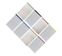 PRETYZOOM 8 Cuadernos de Notas A6 Rayados Desprendibles Cuadernos Pequeños de Papel Blanco Libreta de Bolsillo Compacta para Oficina Escuela y Reuniones Set de 8 Unidades