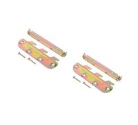 PRETYZOOM 8 Juegos Conector colgante de cama Accesorios del marco de la cama planchar Dorado