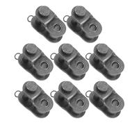 PRETYZOOM 8 Piezas Conector de Eslabón Desplazado para Cadena 08b de Acero Inoxidable Alta Resistencia y Ajuste Preciso para Reparación de Cadenas