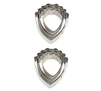 PRETYZOOM 8 Piezas troqueles de metal cortador de pastel molde de silicona de hoja de arce molde de modelado cortador de galletas cortadores de fondant Peonía herramienta