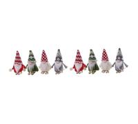 PRETYZOOM 8 Uds Muñeco De Esquí Colgante Decoración Colgante De Navidad Muñeco Sin Rostro Adorno Muñeco De Peluche De Navidad Adornos Colgantes Muñeca Adornos Colgantes De