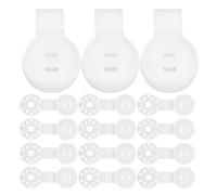 PRETYZOOM 80 Pinzas para Tela de Sombra Redondas Pequeñas Clips de Plástico Blanco para Toldos y Mallas de Jardín Fijación Desmontable para Exteriores Kit de 80 Unidades