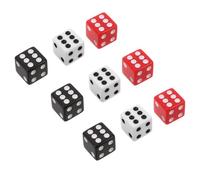 PRETYZOOM 9 piezas Dados para Guitarra Perillas de Volumen y Tono con Llave Compatibles con Guitarras Eléctricas y Acústicas Juego de Reemplazo Negro y Rojo