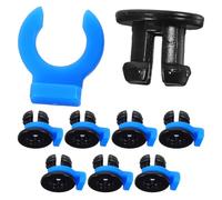 PRETYZOOM Abrazaderas para Extrusora de Impresora 3d, Acoplamiento Rápido para Tubo Bowden de 4 Mm, 8 Piezas (4 Clips y 4 Garras), Accesorio Plástico Resistente para Hotend, Suministro