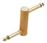 PRETYZOOM Adaptador de Pedal de Efectos 6,35 MM Diseño en Z, Conector para Cable Patch de Guitarra Eléctrica, Adecuado para Uso en Conciertos y Grabaciones