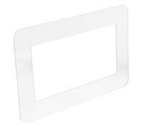 PRETYZOOM Adhesivo Acrílico para Placa de Interruptor Doble 173X86 MM Transparente, Pegatina Decorativa para Salas de Eventos y Cubierta Protectora para Enchufe de Pared