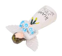 PRETYZOOM Adorno De Ángel para Jardín Estatua Coleccionable Obsequio De Cumpleaños