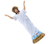 PRETYZOOM Adornos clásicos de Figuras Que levantan la Mano. figuritas estatuilla católica decoración Oficina decoración Escritorio estatuilla de Jesus de Escritorio Adorno de Santo Jesus