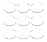 PRETYZOOM Almohadillas Antideslizantes Adhesivas para Muebles de Vidrio, Amortiguador de Cubierta de Vidrio PP Función de Separación y Amortiguación para Decoración del Hogar, Paquete de 10