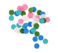PRETYZOOM Almohadillas de Repuesto para Difusor Aromaterapia 25 MM Inserto Redondo de Fibra de Algodón 250 Unidades 50 50 Rosas 50 Azul Lago 50 Azul Claro 50 Verde Manzana