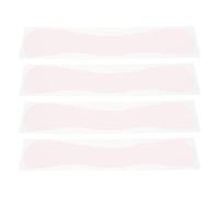 PRETYZOOM Almohadillas de Silicona Onduladas para Pestañas 4 Unidades Soporte Reutilizable para Extensiones y Permanente Color Rosa Protección Delicada para Frente Salón y Uso Doméstico