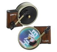 PRETYZOOM Ambientador de Coche Tocadiscos Retro 2 Piezas, Clip de Ventilación Giratorio, Decoración Interior Automotriz para Aroma Continuo, Compatible Todos los Modelos, Uso Diario