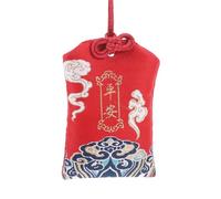 PRETYZOOM Amuleto Japonés Omamori Bolsa De Bendición 3.3X2.2 Pulgadas para Hogar Oficina Coche con Símbolos De Protección Buena Suerte Diseño Tradicional Japonés