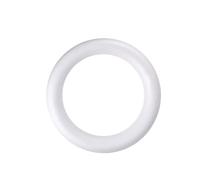 PRETYZOOM Anillo Circular de Espuma Blanco para Pintar Diy, Material para Manualidades que Desarrolla la Coordinación Mano-ojo, Accesorio Divertido Pintura Artística
