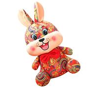 PRETYZOOM Año De La Mascota del Conejo Juguetes De Peluche 2023 Muñeco De Conejo Muñeco De Conejo Relleno Muñeca Mascota Conejo Conejito De Peluche Delicado Conejo De Juguete Algodón y Felpa