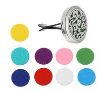 PRETYZOOM Aromatherapy Car Diffuser Clip Stainless Steel Vent Clip For Vehicle Decoration Essential Oil Compatible