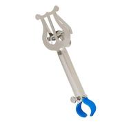 PRETYZOOM Atril Portátil para Partituras de Trompeta de Hierro Color Plateado, Soporte Ligero y Compacto para Música de Marcha, Accesorio Práctico para Instrumentos Musicales