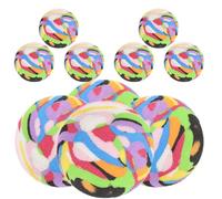 PRETYZOOM Balones de Práctica de Golf Elásticas de Espuma Multicolor 10 Unidades para Entrenamiento Interior y Exterior Pelota de Entrenamiento al Aire Libre Golfistas