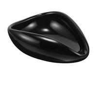 PRETYZOOM bandeja de granos de café Cafe molido plato de granos de café plato de café en grano de mesa Contenedor de granos de café de uso diario. taza de café en grano cerámica Black