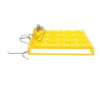 PRETYZOOM Bandeja Giratoria Automática de Huevos 16 Ranuras Plástico para Incubación de Codornices y Aves Domésticas Alimentación Dc12v para Uso Industrial