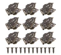 PRETYZOOM Bisagras Decorativas Alta Resistencia de Aleación de Zinc Vintage 20 para Cajas de Madera Pequeñas Ideales para Cajas Decorativas Obsequio
