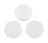 PRETYZOOM Blanco Tapón de Drenaje Compatible de Goma 3 Piezas Sellado Hermético y Resistencia a Bajas Temperaturas, para Mantenimiento Fácil para Congelador Horizontal