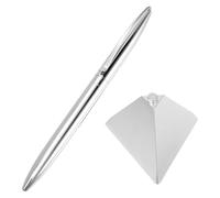 PRETYZOOM Bolígrafo Magnético Elegante para Oficina con Base Metálica Triangular y Diseño Ergonómico, Adecuado para Escritorio y Firma de Negocios