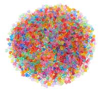 PRETYZOOM Bolsa 500g Corazones Acrílicos 10Mm Mezcla Semitransparente para Decoración de Mesas Relleno de Jarrones y Detalles DIY en Bodas San Valentín y Fiestas