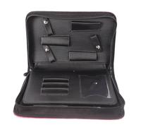 PRETYZOOM Bolsa Acolchada para Tijeras de Peluquería Rosa, Estuche Cremallera para Herramientas de Salón, Soporte Seguro para Tijeras Profesionales de Barbería y Cuidado del Cabello