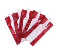 PRETYZOOM Bolsa De Almacenar Líquidos 5pcs Bolsa De Vino Portátil Plástico Alimentario Lavable