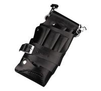 PRETYZOOM Bolsa Riñonera para Tijeras y Peines de Peluquería Funda de Cintura Negra Almacenamiento Práctico y Portátil para Herramientas de Barbería y Salón de Belleza