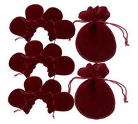 PRETYZOOM Bolsas de Joyería con Cordón Paquete de 20 Bolsas de Recuerdo de Boda Almacenamiento a Prueba de Polvo 12 X 9 Cm para Fiestas en Casa Y Festivales
