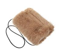 PRETYZOOM Bolso Calentador De Manos Almohada De Mano Manguito De Bolsa Más Caliente Manguito Portátil Cosa De La Mano Imitación De Piel De De Las Mujeres Piel Sintética Pelaje De