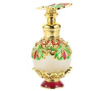 PRETYZOOM Botella de Perfume Vacía de Vidrio de 15 Ml, Envase Recargable para Aceites Esenciales y Fragancias, Accesorio Decorativo Multifuncional para Hogar y Tocador, Color Aleatorio
