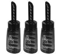 PRETYZOOM Botellas Rellenables de Gel Fijador para Cabello 260ml Negro de Plástico, Fácil de Aplicar y Portátiles, Ideales para Peluqueros y Barberos Profesional