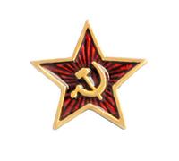 PRETYZOOM Broche Pin Estrella Martillo Solapa Pin Hoz Comunismo Símbolo Esmalte Esternón Metal Ropa Collar Insignia Decoración para Hombres Mujeres 4 Piezas