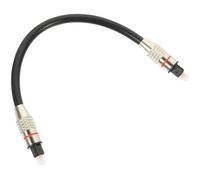 PRETYZOOM Cable Óptico Audio Digital de 0,2 Metros Conector Protector y Cubierta de Pvc para Dvd, Amplificador y Barra de Sonido