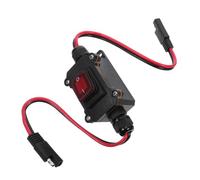 PRETYZOOM Cableado Rojo Y/Desconexión V- Toggle -V Botón Rv Motocicleta Con Para Encendido/Apagado Cable Indicador LED Lateral Marino Balancín Electrodomésticos Rápidos Automotriz En