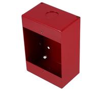 PRETYZOOM Caja de Botones de Seguridad Roja de Metal Resistente y Fácil de Limpiar para Oficina y Configuraciones DIY Protección para Sistema de Alarma contra Incendios